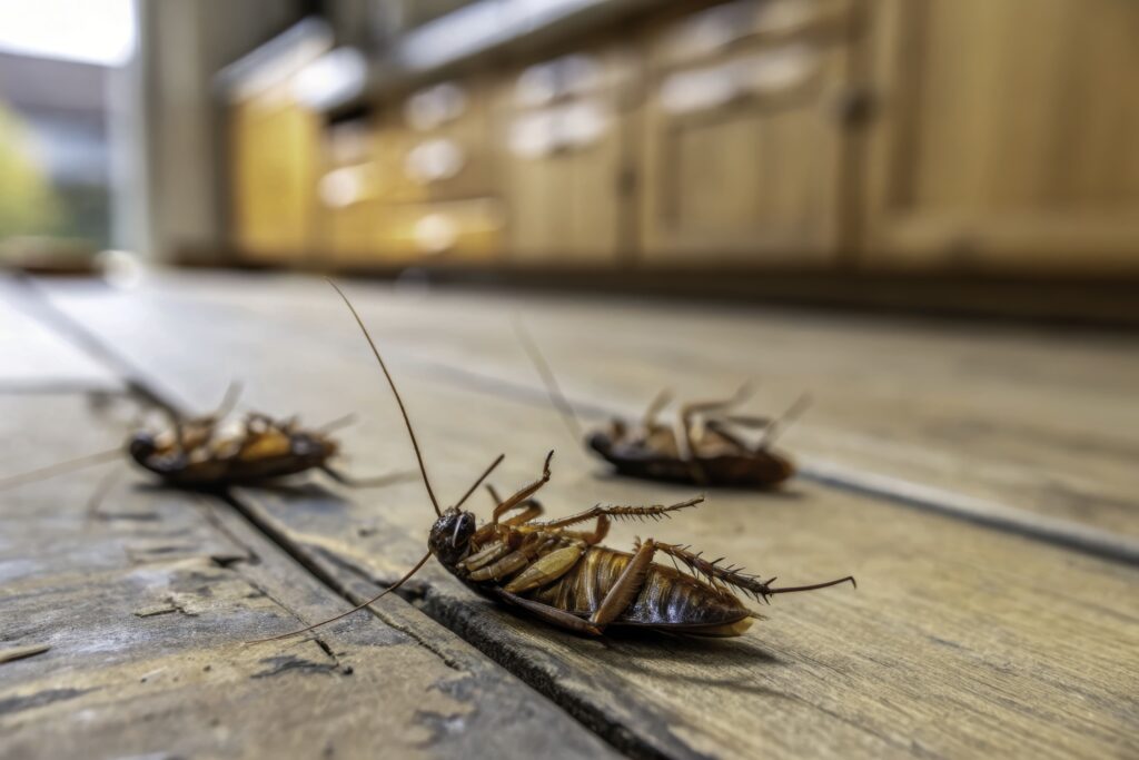 plaga de cucarachas en casa